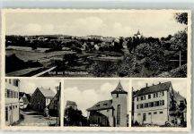 97980 W6990 Wildentierbach - Pfarrhaus Kirche Schulhaus