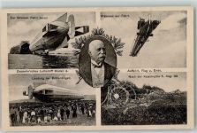Luftschiff Modell 4 und nach der Katastrophe 1908 Zeppelin, F. Graf von 1909