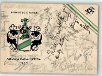 W8000 München Absolvia Maria-Theresia 1932 Studentenwappen