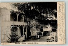 15537 O1252 Grünheide , Mark 1903 Gebrauchsspuren Pension Petersen