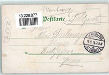 35037 W3550 Marburg 1914 Lithographie