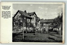 94249 W8373 Bodenmais Gebrauchsspuren Fremdenheim der Fa. Bayerwald Garten Obstbäume