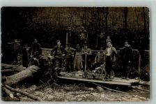 56841 W5580 Traben-Trarbach Privatfoto AK Hochwasser 1913 Helfer
