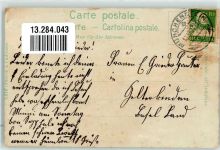 Schweizerhaus Chalet Suisse Hundekarren Nr 8412 HGL, Verlag Meteor Lithographie