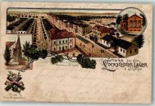 25551 W2214 Lockstedt , Holst 1902 Lithographie Lager
