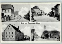 67354 W6725 Berghausen , Pfalz - Gasthaus zum SchwanenKirche Dorfstraße