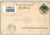 72401 W7452 Bad Imnau 1899 Lithographie Goethehäuschen Hotel zur Tanne