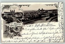 88250 W7987 Weingarten , Württ 1902 Lithographie Klosterkirche Kaserne Magariten Verlag Ottmar Zieher-München