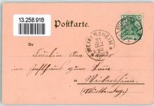 67190 Mutzig 1902 Lithographie / Mondschein Kirche