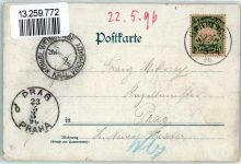82467 W8100 Garmisch 1896 Lithographie Badesee Rissersee Tracht