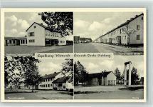 32339 W4992 Espelkamp - Heinrich-Drake-Siedlung Gasthaus Tannenbergkrug Tannenbergplatz Hohensteiner Straße Kirche