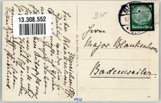 89281 W7919 Illereichen , Iller - Schlossgut Illereichen