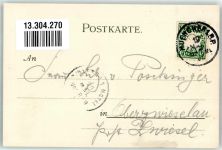 82402 W8124 Seeshaupt 1901 Lithographie Adelskorrespondenz Kirche