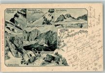 Dachstein Gebirge 1898 Gebrauchsspuren Dachsteingebirge