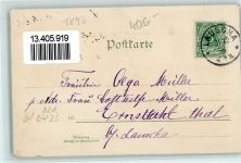 98724 O6426 Lauscha 1896 Lithographie Gruss aus - Ottmar Zieher , gute Erhaltung AK