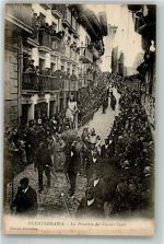 Fuenterrabia Hondarribia Foto AK Prozession