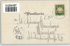 Andechs Kloster 1898 Lithographie Gruss aus