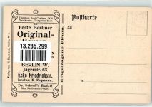 10115 W1000 Berlin Mitte - Bauern-Schänke Emailleschilder