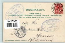 8861 Harlingen 1905 Prägedruck Haven Fische Rächerofen Fischernetz Schiffe