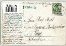 02796 O8805 Kurort Jonsdorf 1905 Gebrauchsspuren Lithographie Hotel Bad Jonsdorf Felsengasse Aussichtspunkt