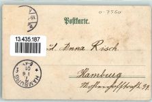 03172 O7560 Guben 1901 Lithographie Schützenhaus Dicker Turm Marktplatz