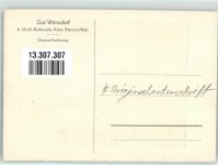 Briesen Wabrzezno Originalunterschrift Radierung Gut Wimsdorf