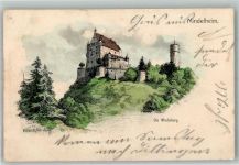 87719 W8948 Mindelheim 1903 Künstlerkarte sign. Felle Burg