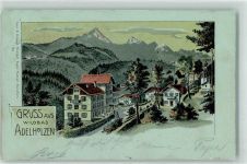 83313 W8227 Bad Adelholzen , Kr Traunstein, Oberbay 1899 Lithographie