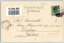48429 W4440 Rheine 1900 Gebrauchsspuren Kaiserl. Postamt Markt Kriegerdenkmal Steueramt Lithographie