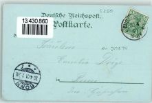 53879 W5350 Euskirchen 1901 Gebrauchsspuren Kath. Kirche Kreisgebäude Ev. Kirche Bahnhof Lithographie