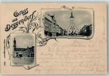 94469 W8360 Deggendorf 1898 Gebrauchsspuren Luipoldplatz