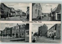 66538 W6680 Wiebelskirchen 1918 - Ottweilerstraße Ziehwaldstraße Bexbachstraße Bürgermeisterei Schule