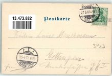 37186 W3413 Moringen 1903 - Langestraße Alte St. Martinikirche Blumen Gruss