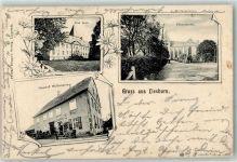 59329 W4724 Liesborn 1905 - das Amt Pfarrkirche Gasthaus Willemssen