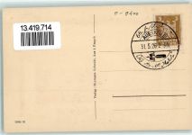 08280 O9400 Aue , Sachs - Ort lt. Stempel