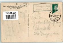 99869 O5801 Weingarten b Gotha, Thür Foto AK Gasthaus-Pension zum goldenen Ring Landstraße