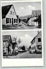 91330 W8557 Drügendorf Foto AK Dorfstraßen-Ansichten Cafe