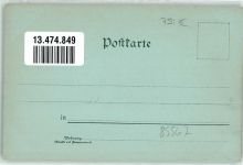 85567 W8018 Grafing b. München Lithographie / Mondschein Rathaus Wild`sches Gasthaus Brauerei Schlederer zum Reiter