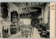 24937 W2390 Flensburg Foto AK Cafe Blücher Gastraum Theke