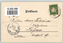 94428 W8383 Eichendorf , Niederbay 1897 - Marktplatz