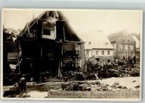 01816 O8302 Berggiesshübel 1927 Foto AK Unwetter-Katastrophe 1927 Zerstörte Häuser