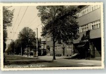 36211 W6445 Licherode Foto AK Bahnhofstraße Post Tabakwarenhandlung