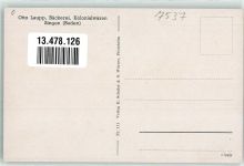 75196 W7537 Singen , Kr Pforzheim - Bäckerei Laupp Kirche