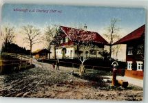 88171 W8999 Simmerberg - Baumblüte Gasthaus a. d. Oberberg Brunnen Dorfweg Gasthausstempel Ort handschriftlich