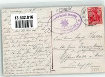 88171 W8999 Simmerberg - Baumblüte Gasthaus a. d. Oberberg Brunnen Dorfweg Gasthausstempel Ort handschriftlich