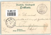 01773 O8242 Bärenstein , Osterzgeb 1902 Gebrauchsspuren Rathaus Ob. Wiesenthaler Straße Buchdruckerei Litho