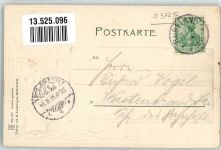 38889 O3725 Rübeland b Blankenburg, Harz 1904 Prägedruck Wappen Rübelander Tal
