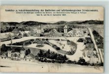 W6303 Villingen , Kr Gießen Ausstellungsstempel AK Gewerbeausstellung 1907 Gebrauchsspuren