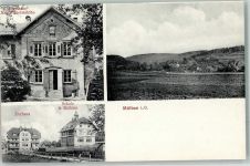 69429 W6935 Mülben - Kurhaus Forsthaus Rathaus Schule