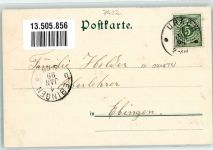 72574 W7432 Urach Bad Urach 1899 Lithographie Hotel zur Post Ehepaar